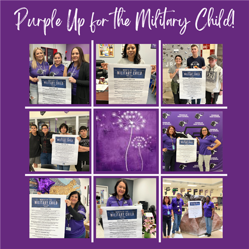  purple up school and staff